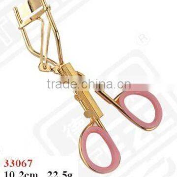 Golden treatment plastic handle eyelash curler