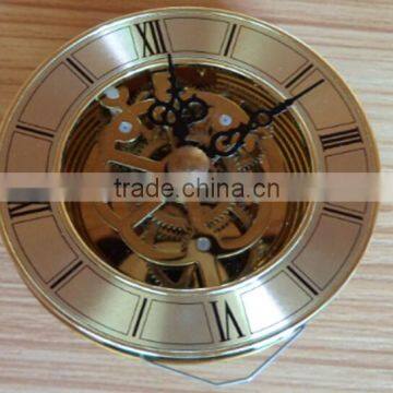 70mm quartz skeleton clock movement