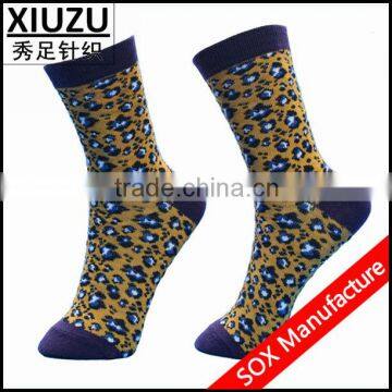 Sex Leopard Cotton Socks Comfortable For Feet