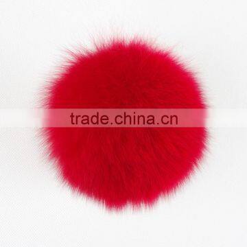 High quality fox fur ball /fox pompom ball/fur pompom accessories KZ151004                        
                                                Quality Choice