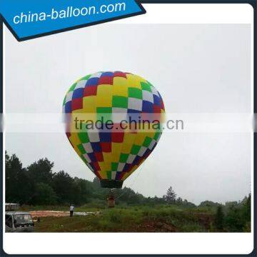 21m rainbow manned fire balloon/ inflatable hot air balloon for sale