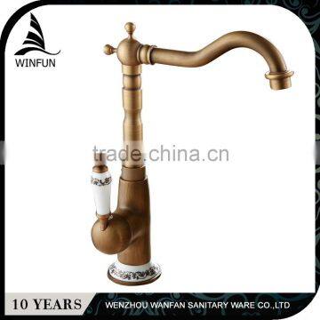 Professional mould design Bathroom antique bronze basin faucet