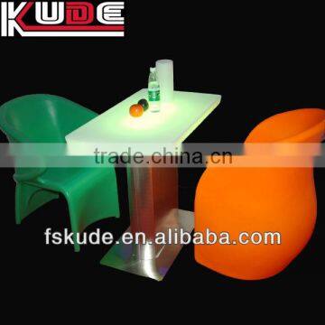 cooler LED furniture led outddor tables and chairs