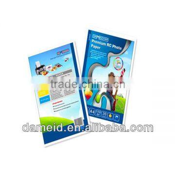 Glossy RC photo paper, Luminous RC photo paper, Professional Manufacturer