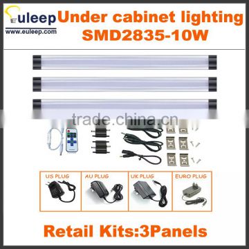 EULEEP Warm White Aluminum Slim Led cabinet light,12-Inch,4w,wall mounted Installation Use for Drawers and Kitchen