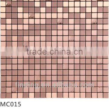 MC015 Aluminium plastic mosaic tile ceiling
