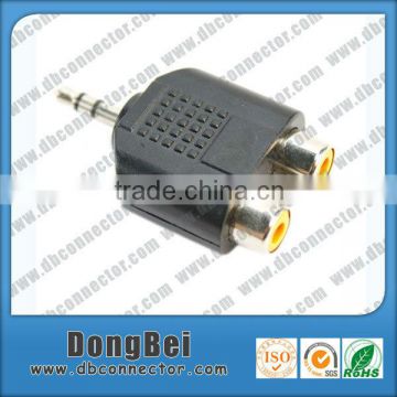 Good speed solderless rca plug to double 2 rca jack