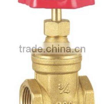 CW617N forged Brass bronze water Gate Valve 3inch wheel handle