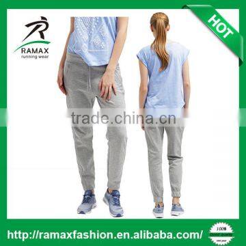 Ramax Custom Women Elastic Band Waist Jogger Tracksuit Pants With Zipper Pockets