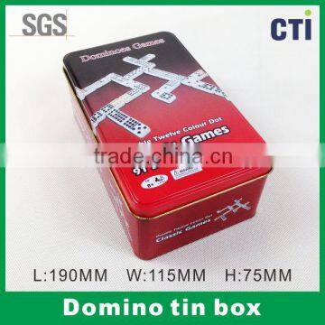 Double twelve Domino Tin Box