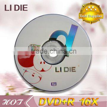 OEM brand dvd+r raw material dvd+r cheap price blank dvd+r