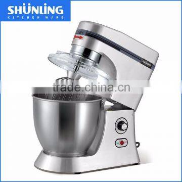 7L Industrial One/Two Speed kitchen multifunction stand mixer