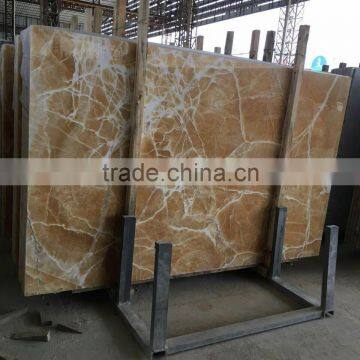 Best Quality High Polished Light Honey Onyx Marble Tiles photo-2