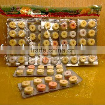 High Quality Cricle Press Candy With Plastic Toys
