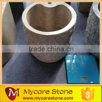 Natural Marble Bathroom Pedestal Sink