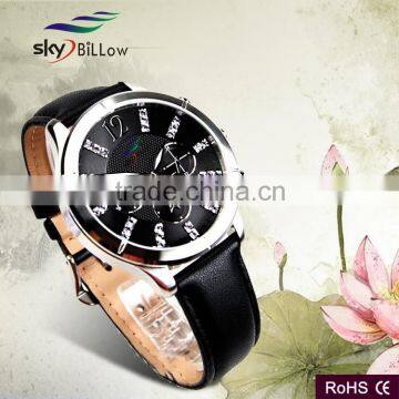 2015 factory wholesale oem stainless steel wrist vogue lady watch with water resistant