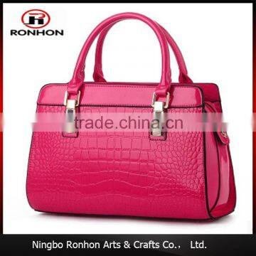 Noble and Flaunty Crocodile PU Leather Hand Bag for Lady