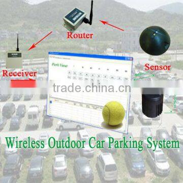 Zigbee Outdoor Parking Lot Sensor system for Car Parking Guidance/ Wireless Underground Car Parking Sensor System