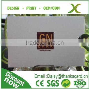 Custom card sleeves/ paper card sleeves/ ATM card sleeves