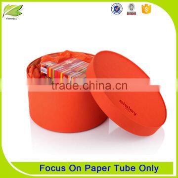 luxury cardboard Cylinder paper round box