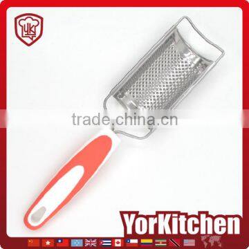 New design TPR handle Factory price stainless steel manual cheese kitchen grater