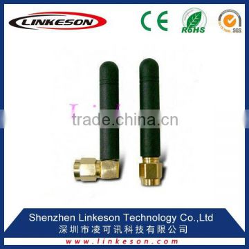 GSM 2dbi antenna with SMA male straight and right angle connector