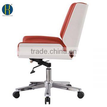 Living Room Furniture High Quality Plywood Italian Leather Design Chair with Tilting Function Mechanism HY3009