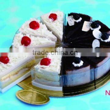 CH48-1308558 one time use triangle box clear mousse cake cup disposable transparent plastic jelly cup box dessert cup wholesale
