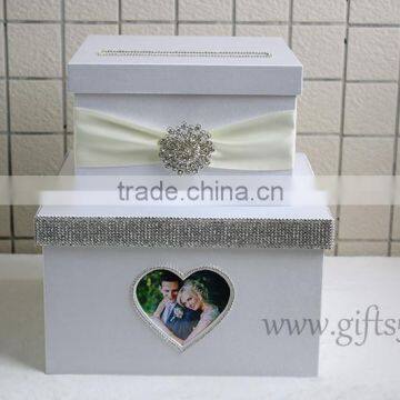 Elegant Money Box for Wedding With Photo Frame photo-2