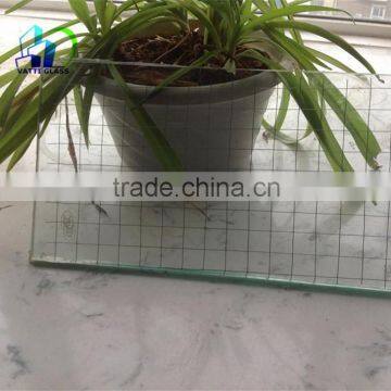 6mm Wire Glass Clear Wired Glass Wire Laminated Decorative Glass photo-3