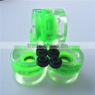 LED Light Pu Longboard Wheels for Skateboarding Games photo-3