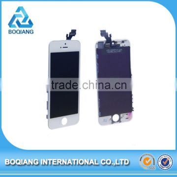 Chinese mobile phone touch screen digitizer front panel for apple iphone 5 with high quality