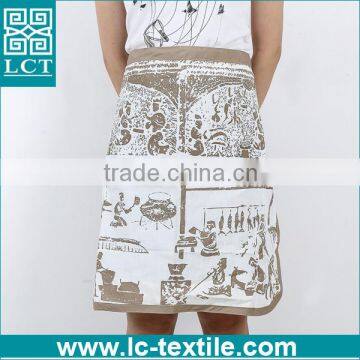 national flavor vintage design print wasit apron LCTN2078