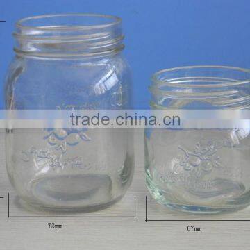 300ml wholesale colorful glass candle holder with lid