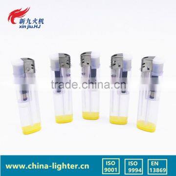 Transparent Color Electronic Lighter/ Disposable Cigratte Lighter