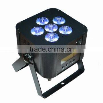 6*15W 5 in 1 RGBWA Wireless Battery Powered Flicker-free Led Lights photo-4