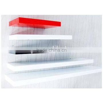 mdf wood wall oval shelves