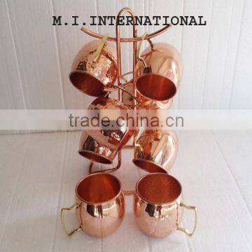 moscow mule mug 100% copperl, Pure copper barrel mugs