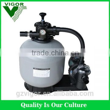 filtration combo with sand filter and pump