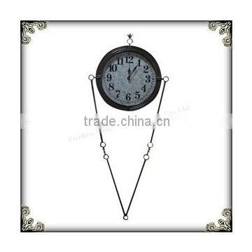 Vanity diverse dark wall clock