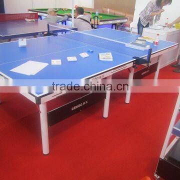 Indoor and Outdoor double-folding convenient table tennis table