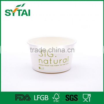 Customized exquisite disposable various style paper salad bowl for fruits and vegetables