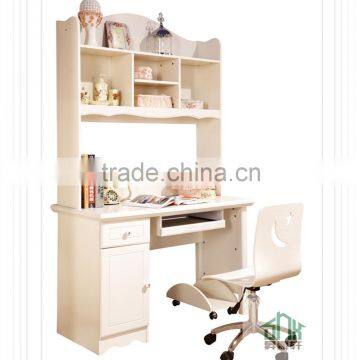 Korea Design Child Study Table And Chair Bookcase With Desk HA-A# Bookcase With Study Table