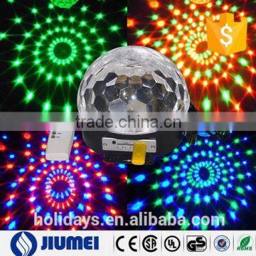 Made in China Colorful LED Crystal Ball laser Light rotating magic ball light