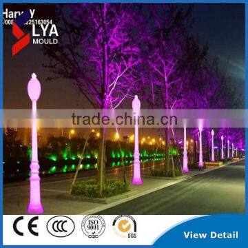 Hot Selling Fashion Plastic LED Roman Pillar LED Street Light For Decoration Colors