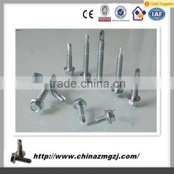 2016 new product! China factory customized galvanizedhex head self tapping screw