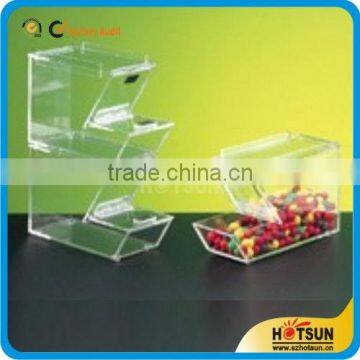 wholesale new style plexiglass display boxes for candy