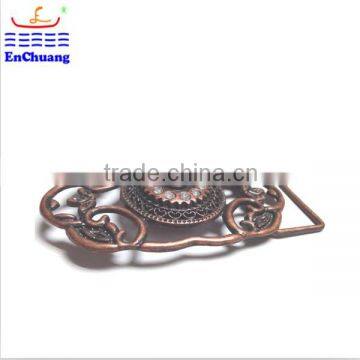 antique copper zinc alloy belt buckle