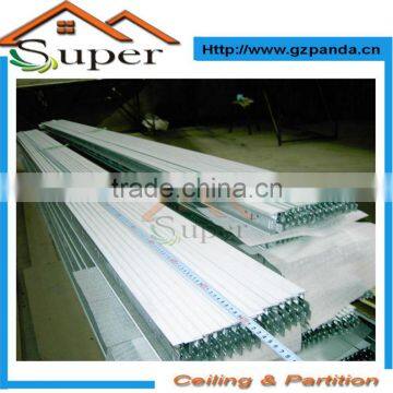 White Color Ceiling T Bar T Grid T Runner 24mm Width