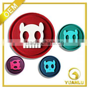 Custom 3D LOGO Designed Rubber Patch Rubber Labels